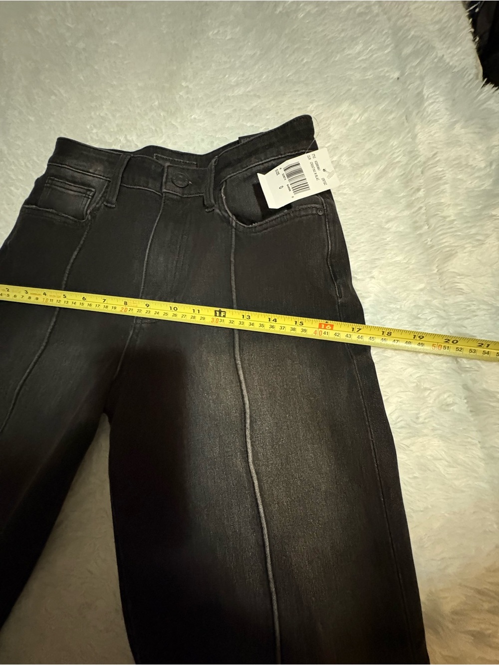 KUT from the Kloth Charlotte Black Seamed High Waist Flare Leg Size 0 - Picture 13 of 15